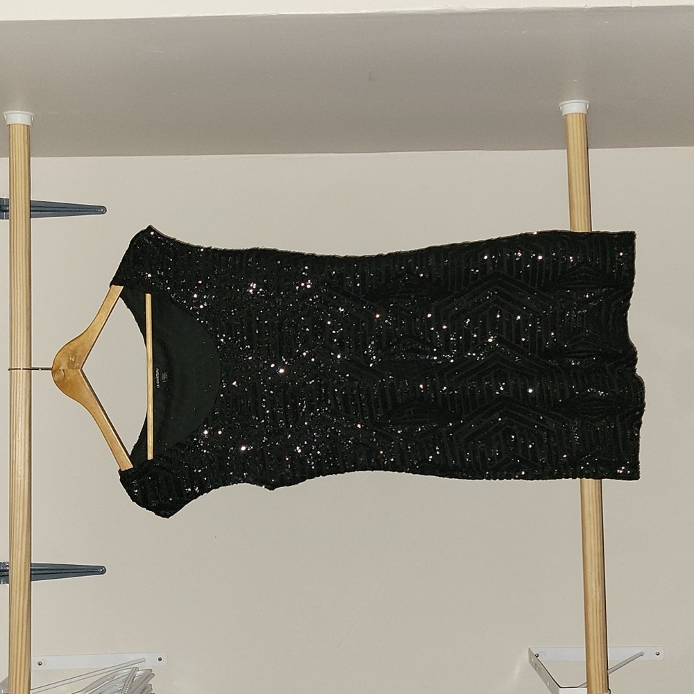 Pattern Sequin Dress
